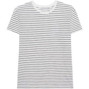 VINCE Basic Stripes T-shirt - Black and white